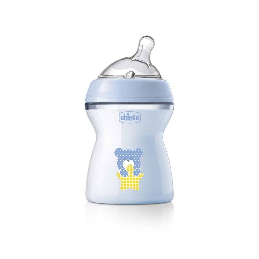 Chicco Biberon Natural Feeling Débit moyen 2 mois+ Bébé 250 ml