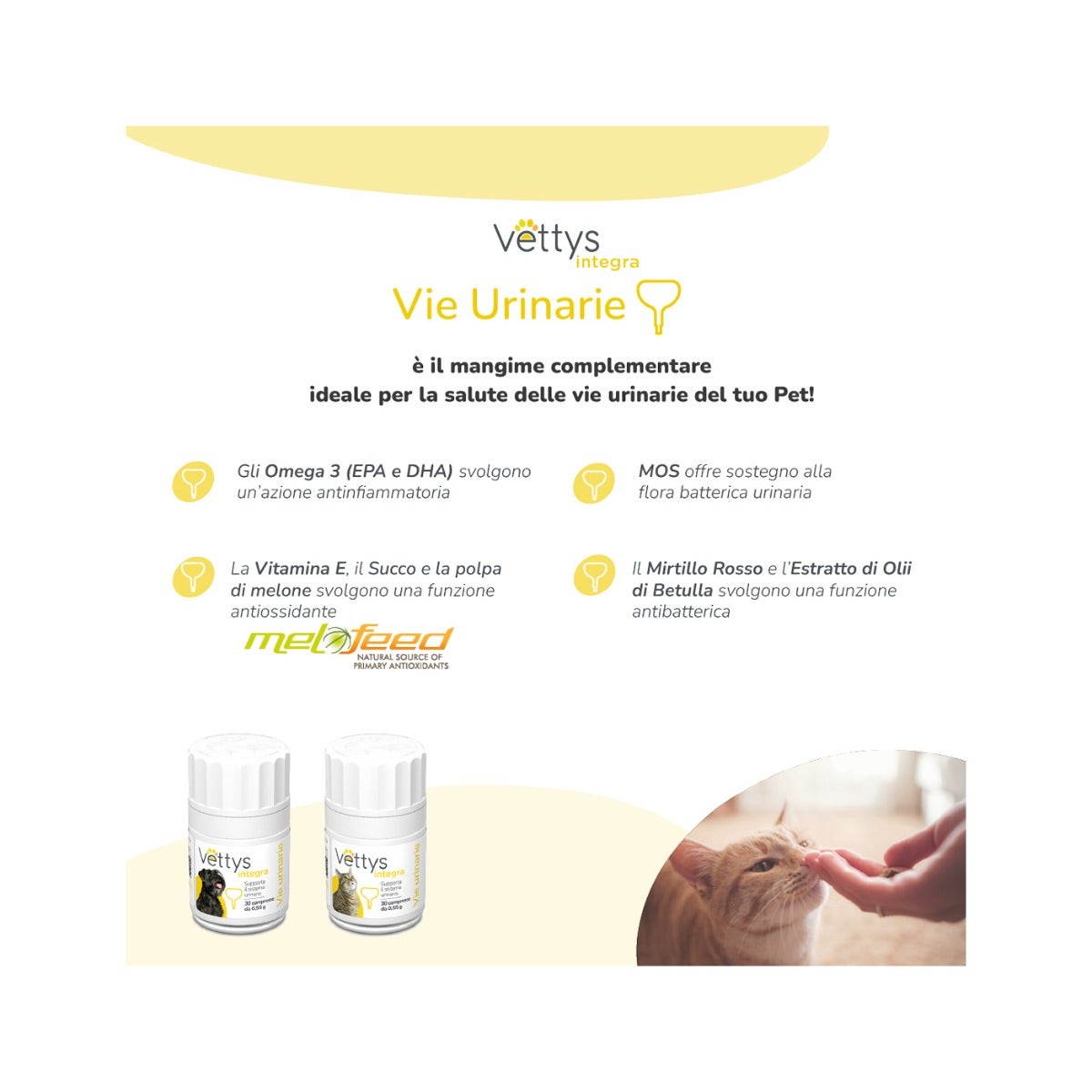 Vettys Integra Vie Urinarie Per Cani 30 Compresse