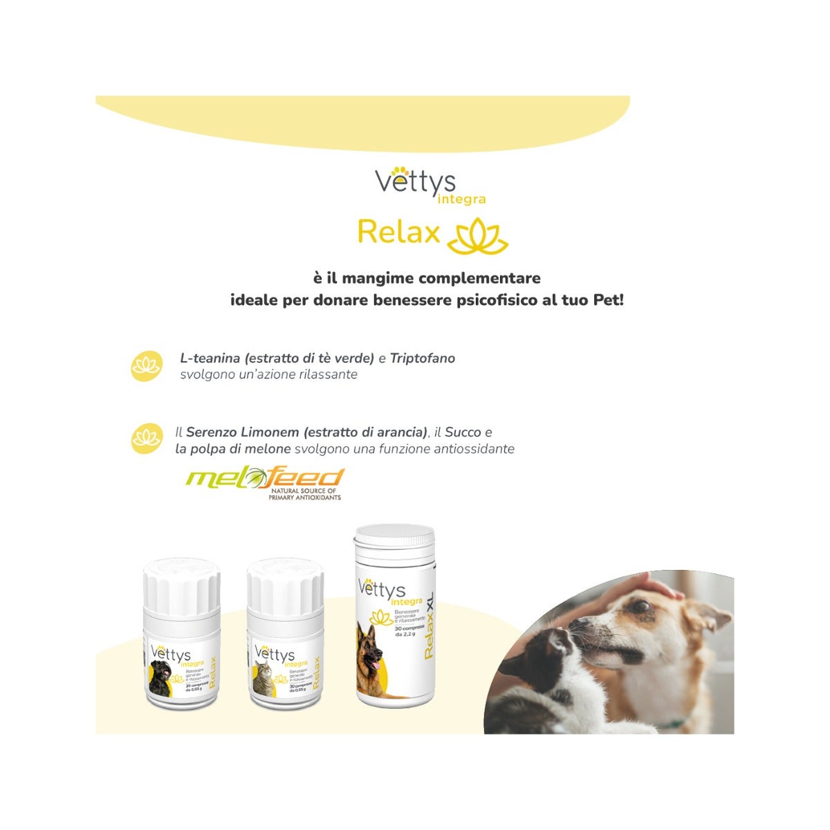 Vettys Integra Relax Per Gatti 30 Compresse