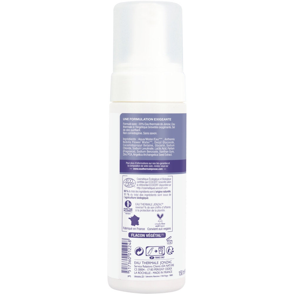 Eau Thermale Jonzac Mousse Nettoyante Oxygénante Réhydratante Visage 150 ml