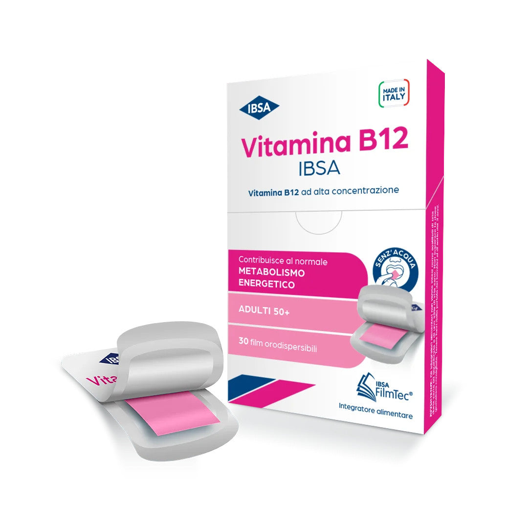 Ibsa Vitamine B12 30 films oraux : complément énergétique quotidien