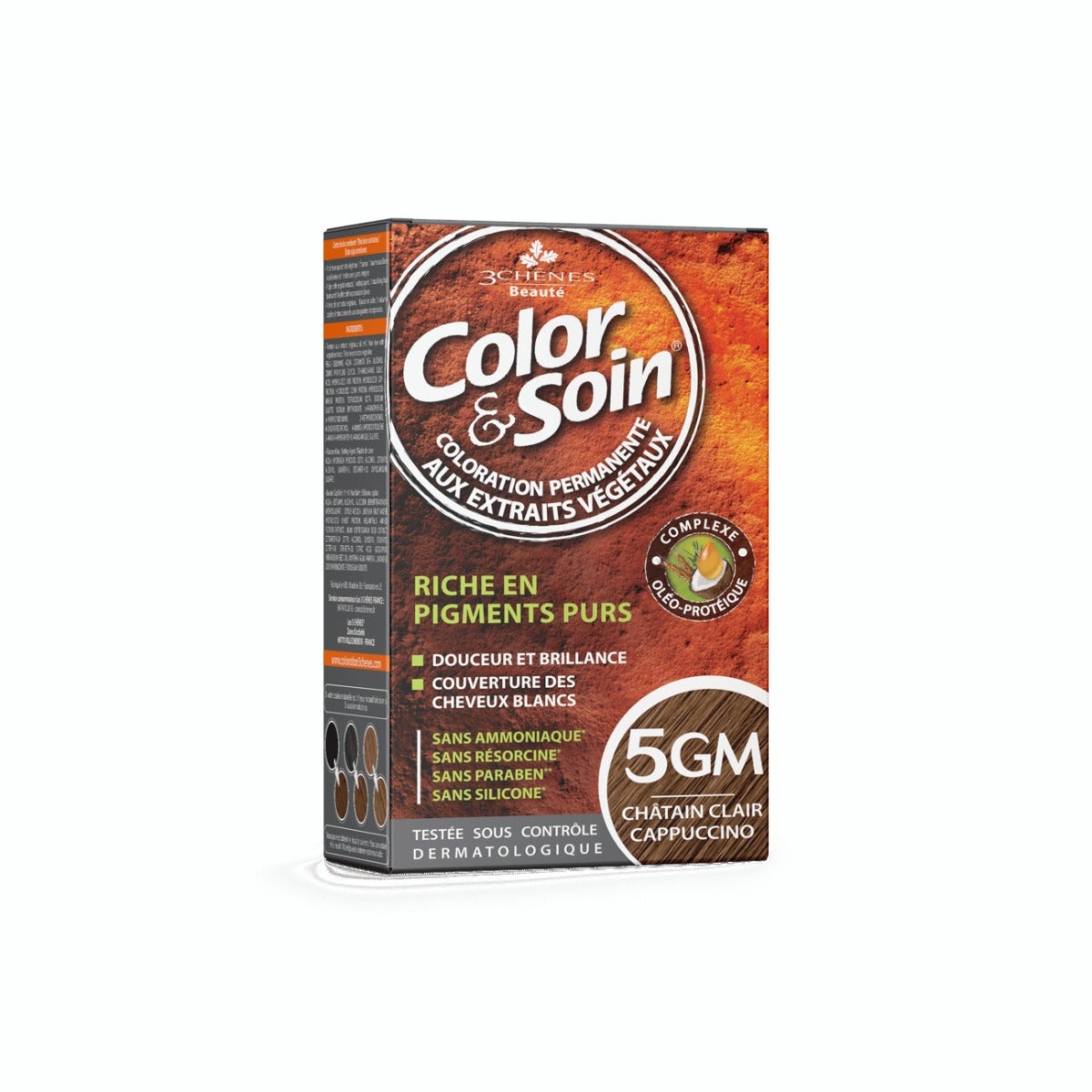 Les 3 Chenes Color & Soin Kit Tinta Capelli 5GM Cappuccino Castano Chiaro