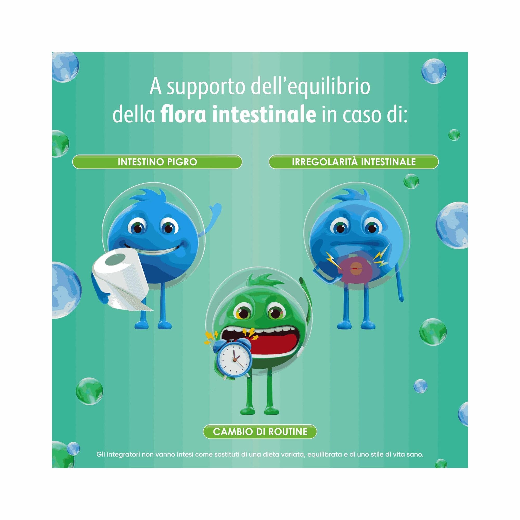 Enterogermina Intestin Paresseux Ferments Lactiques Probiotiques Prébiotiques Complément Alimentaire pour la Régularité Intestinale 20 Sachets