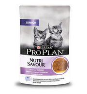Purina Pro Plan Nutri Savour Junior Chat Morceaux de dinde en mousse Sachet 85 g