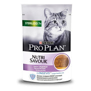 Purina Pro Plan Nutri Savour Sterilized Senior 7+ Gatto Pezzetti Tacchino In Mousse Bustina 85g