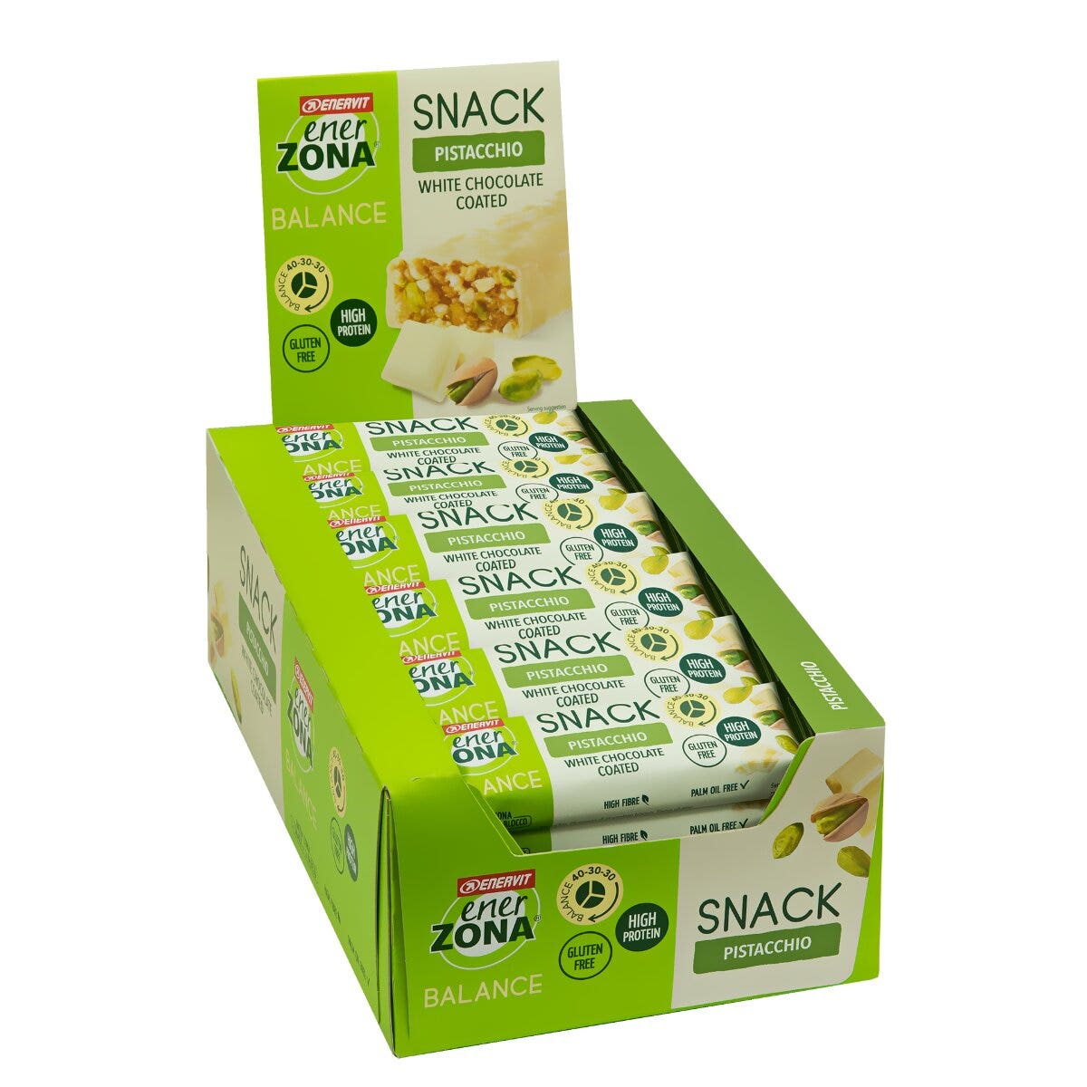 Enerzona Snack Pistacchio 30 Barrette Da 33g