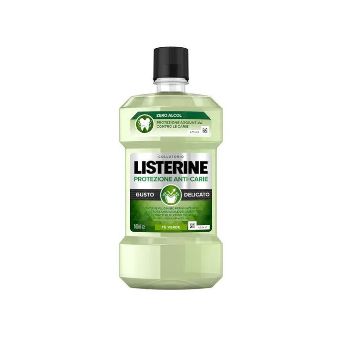 Listerine Protezione Anti-Carie Collutorio Gusto Delicato 500ml
