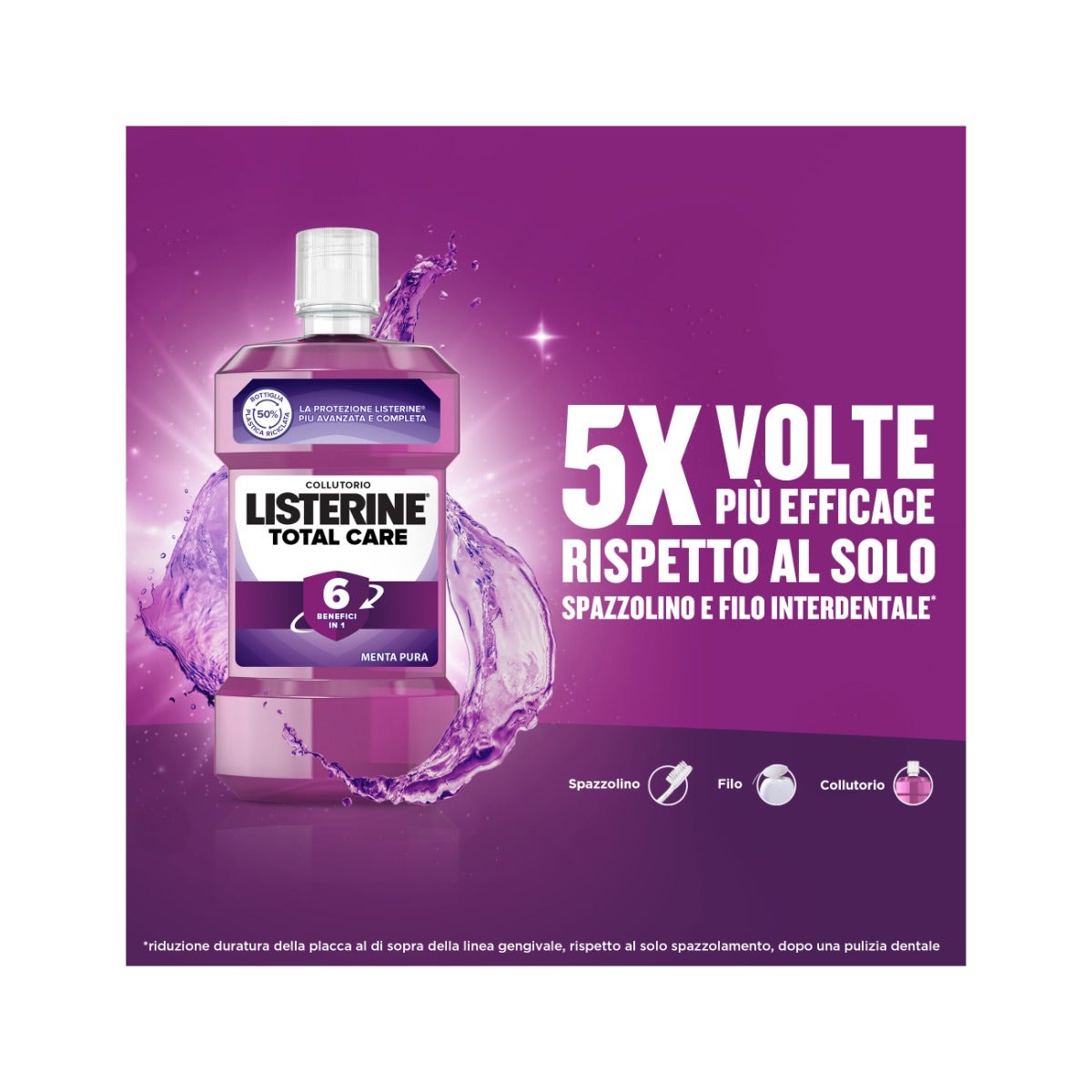 Listerine Total Care Bain de bouche 2x500 ml