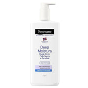Neutrogena Deep Moisture Fluida Non Profumata Crema Corpo per Pelle Secca e Sensibile 400ml