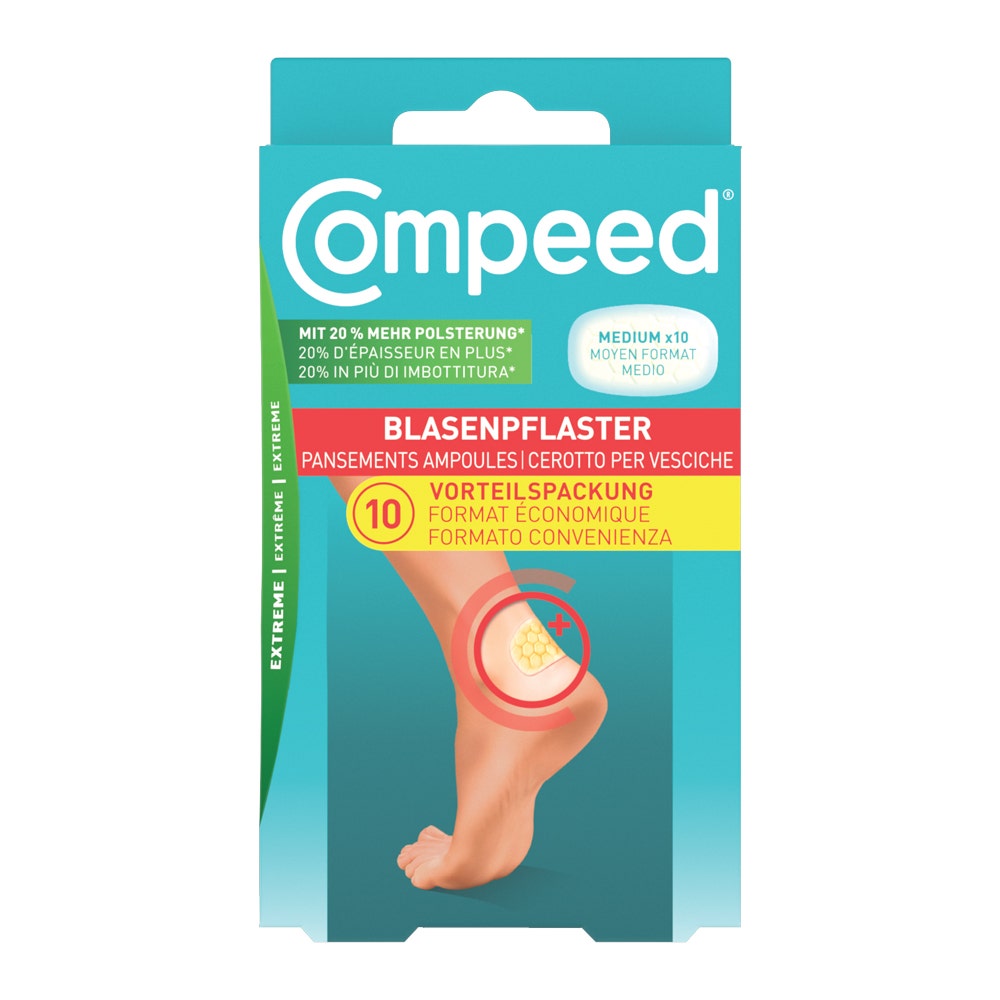 Compeed Pansements pour ampoules Medi Extreme 10 pièces - Soulagement rapide
