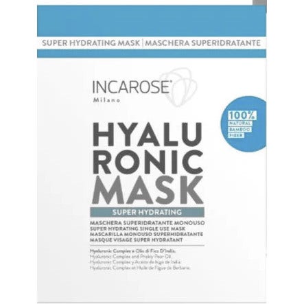 Incarose Masque super-hydratant jetable en fibre de bambou
