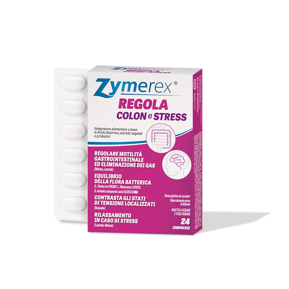 Zymerex Régulation du côlon et du stress 24 comprimés
