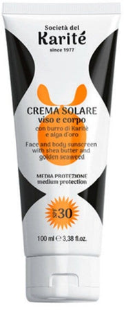 Karité Crème solaire visage et corps SPF30 100 ml