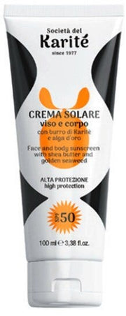 Karité Crème solaire visage et corps SPF50 100 ml