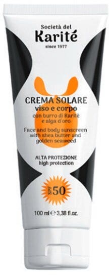 Karité Crème solaire visage et corps SPF50 100 ml