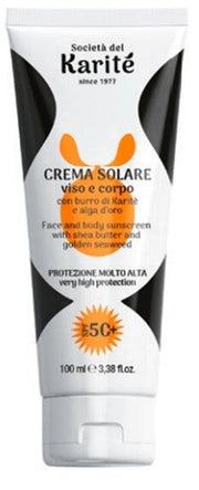 Karité Crème solaire visage et corps SPF 50+ 100 ml