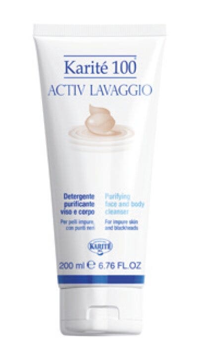 Karité 100 Activ Lavaggio Detergente Purificante Viso E Corpo 200ml