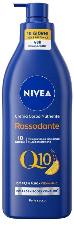 Nivea Q10 Crème Corps Nourrissante et Raffermissante - Crème Corps Raffermissante et Hydratante pour Peaux Sèches 400 ml