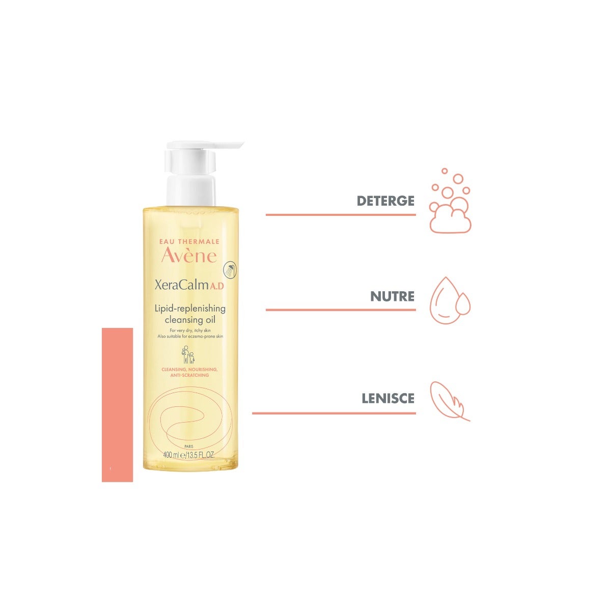 Eau Thermale Avène Xeracalm AD Olio Detergente Liporestitutivo 100ml