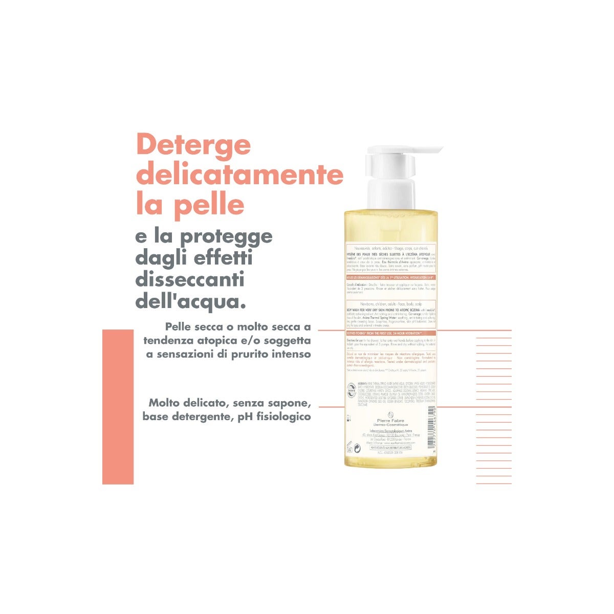 Eau Thermale Avène Xeracalm AD Olio Detergente Liporestitutivo 100ml