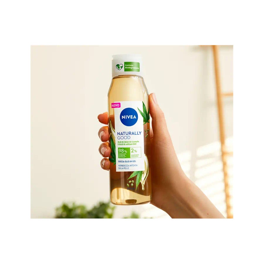 Nivea Doccia Naturally Good Olio Di Semi Di Canapa 300ml