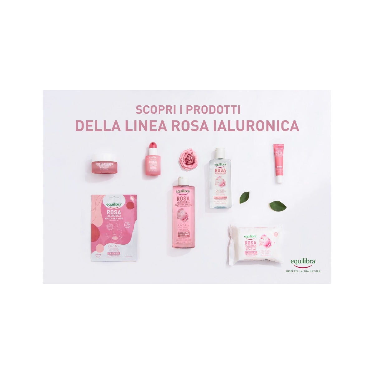 Equilibra Rosa Ialuronica Siero Viso Levigante 30ml