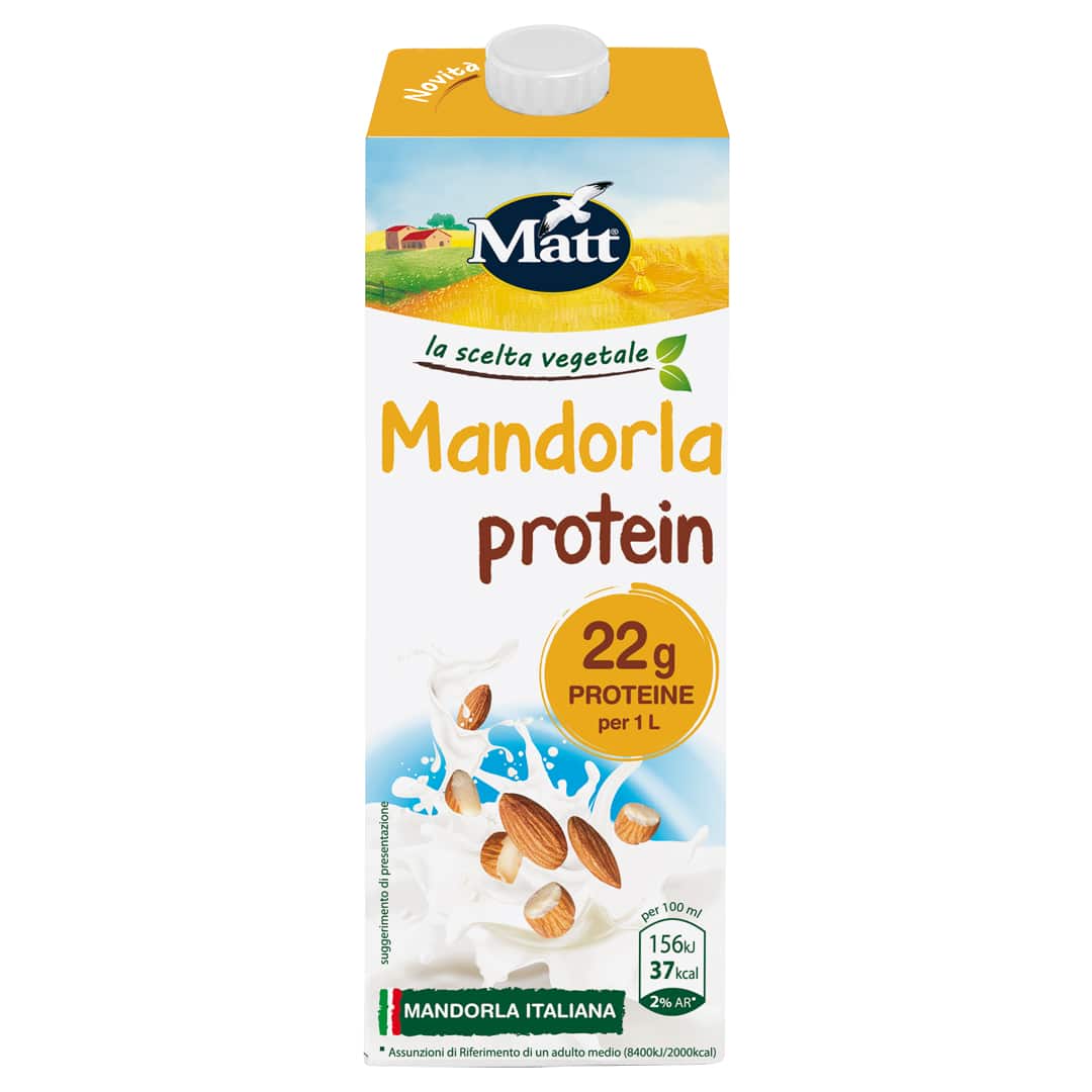 Matt Mandorla Protein Bevanda Vegetale Senza Glutine 1L