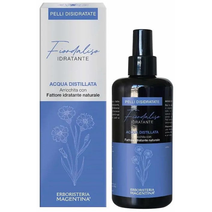 Eau distillée enrichie au bleuet, hydratante pour peaux déshydratées 200 ml