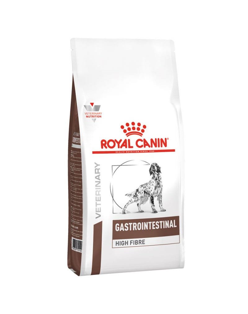 Royal Canin Veterinary Gastrointestinal High Fibre Croquettes pour chiens adultes Sac de 2 kg
