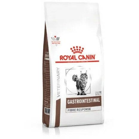 Royal Canin Veterinary Gastrointestinal Fibre Response Croquettes pour chats adultes Sac de 2 kg