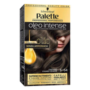 Schwarzkopf Palette Oleo Intense Coloration sans ammoniaque avec activateur double huile 5-54 Châtain clair cendré