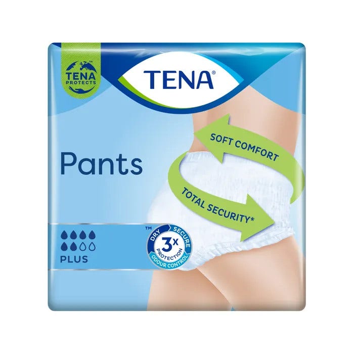 Tena Pants Plus Couches-culottes absorbantes taille S 14 pièces