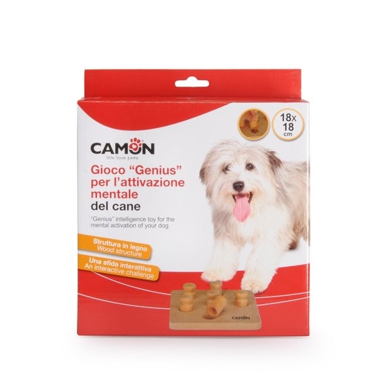 Camon Jeu Genius Structure en bois carrée pour chiens