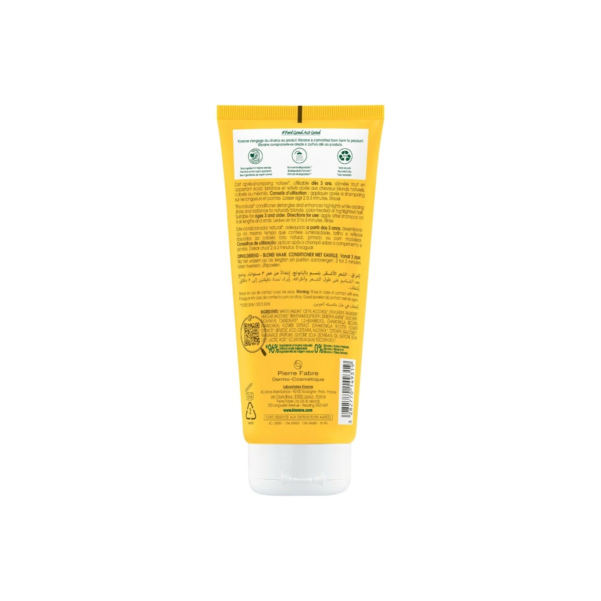 Klorane Après-shampooing à la camomille 200 ml