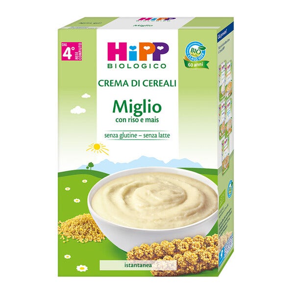 Hipp Bio Crème au millet, au riz et au maïs pour bébés à partir de 4 mois 200 g