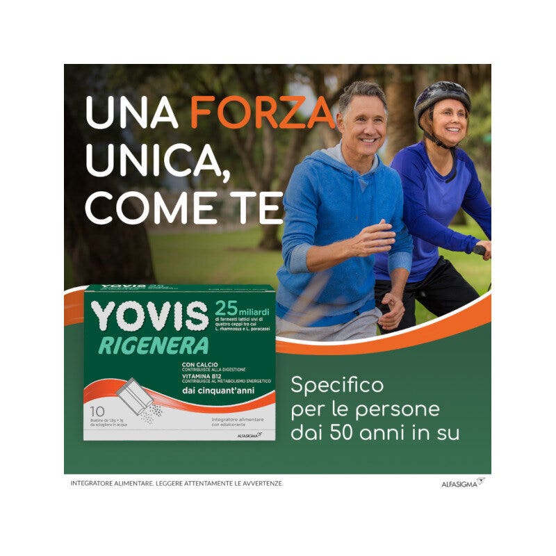Yovis Rigenera 10 Bustine - Probiotico per Benessere Intestinale