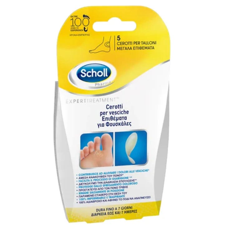 Scholl Pansements pour ampoules aux talons 5 pièces