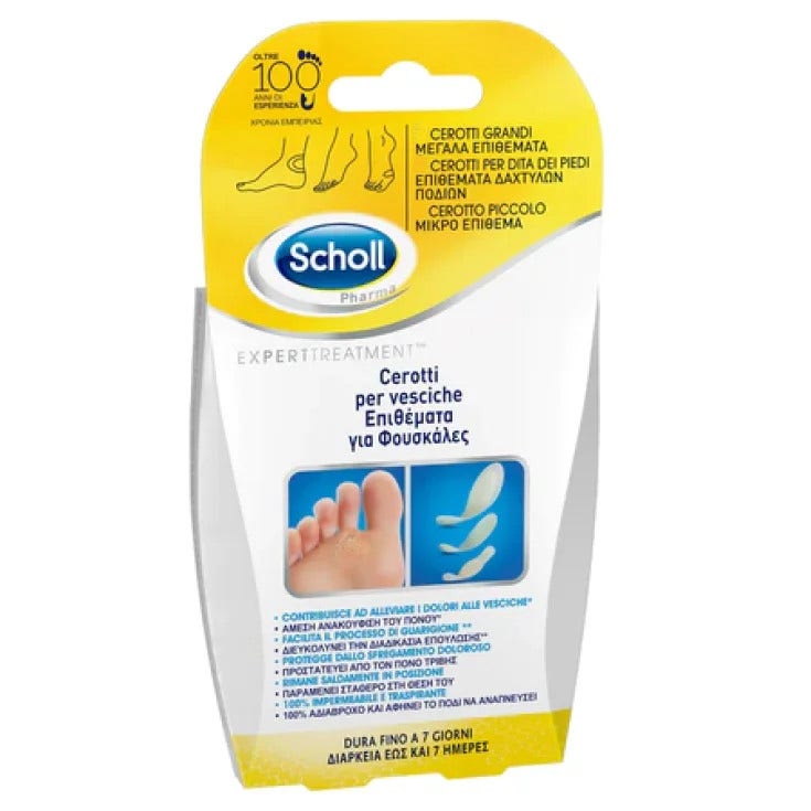 Scholl Pansements pour ampoules, tailles variées, 6 pièces