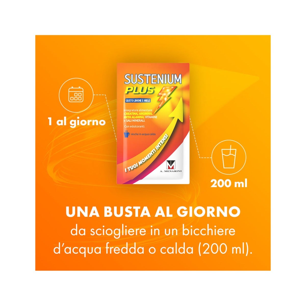 Sustenium Plus Limone e Miele 22 Bustine