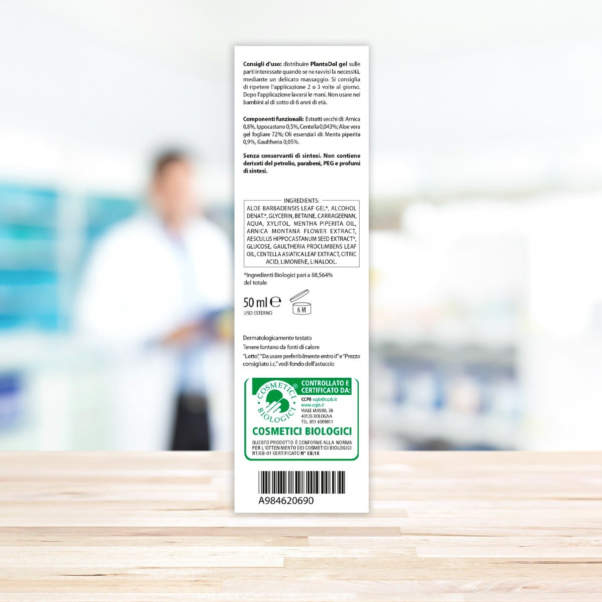 Aboca Plantadol Gel Action Apaisante 50 ml
