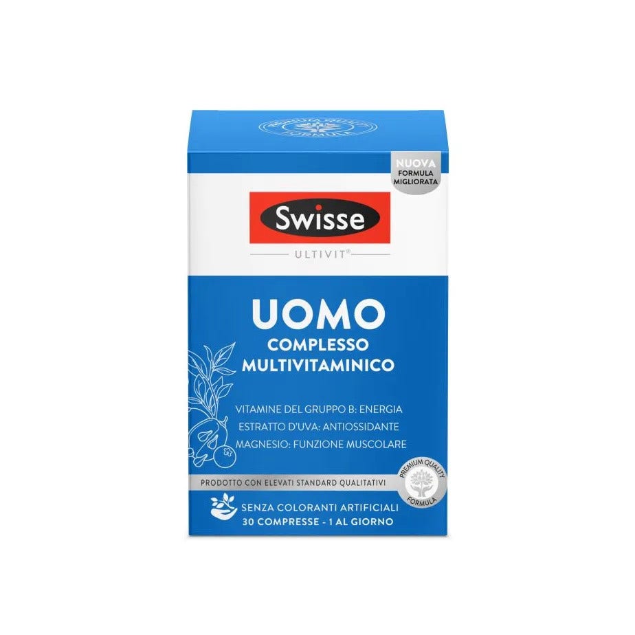 Swisse Multivitamines pour hommes 30 comprimés