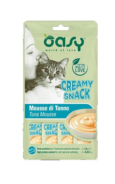 OASY SNACK CAT CREAMY TONNO