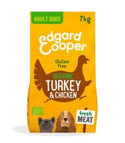 Edgard & Cooper Adult Tacchino E Pollo Biologici Senza Glutine Crocchette per Cani 7 Kg