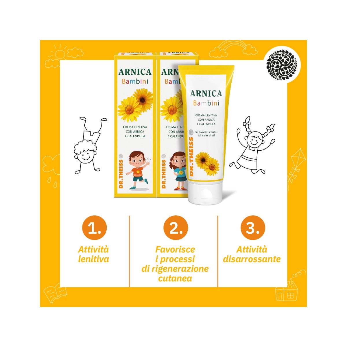 Dr Theiss Crème à l'arnica pour enfants 100 ml