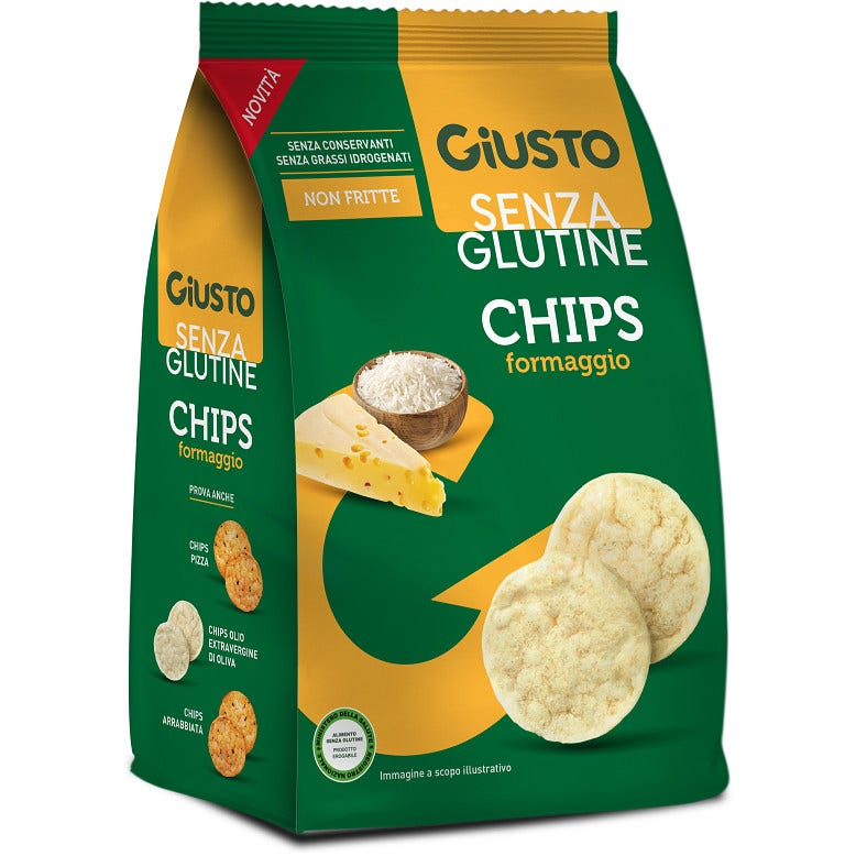Giusto Sans Gluten Chips au Fromage 48 g