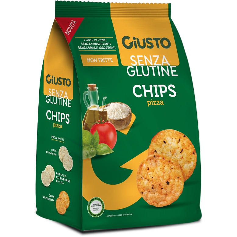Giusto Sans Gluten Chips à la Pizza 40 g