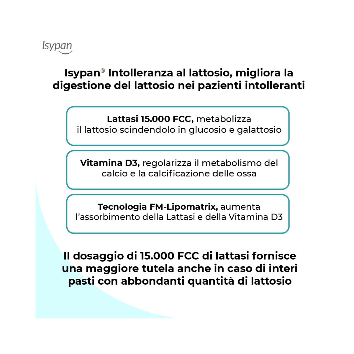 Isypan Intolérance au lactose 30 comprimés