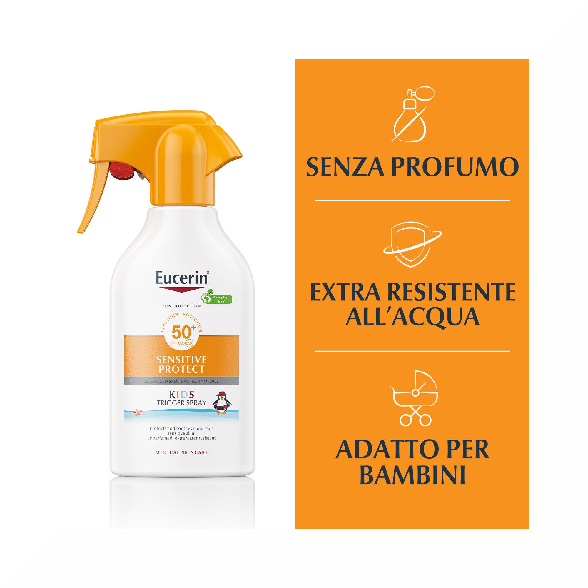 Eucerin Sensitive Protect Kids Sun Spray SPF50+ 250ml Sicuro