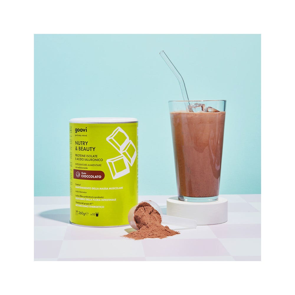 Goovi Nutry&Beauty Proteine In Polvere Cioccolato 260g