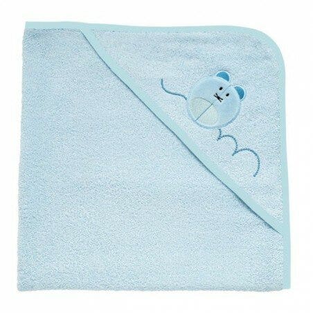 Chicco Carré Éponge Bleu Gris 0M+